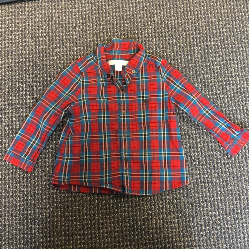 Burberry button down shirt